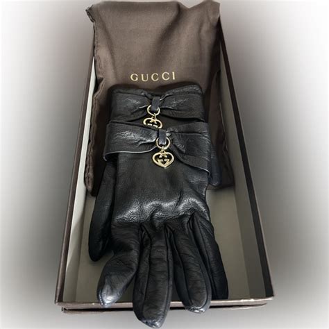 gucci gloves uk|gucci women's leather gloves.